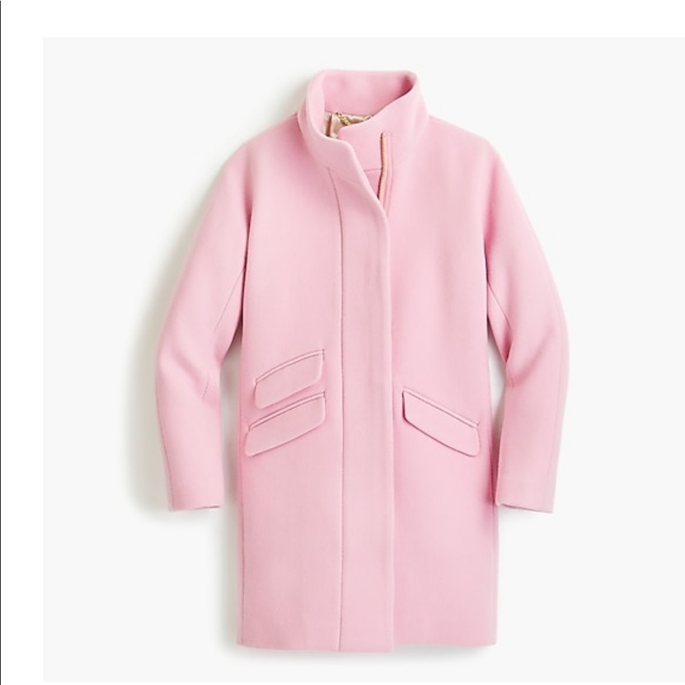 🛑SOLD🛑 NWOT J. Crew Petite Cocoon coat - Fresh Bouquet Pink - SOLD OUT size 4P